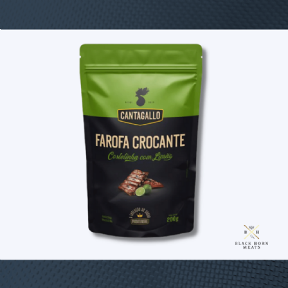 Farofa Crocante de Costelinha c/ Limão Cantagallo