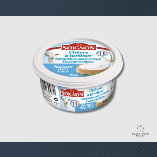 Queijo de Cabra Cremoso Natural Francês Soignon