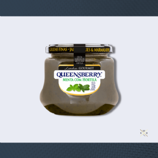 Geléia Queensberry Gourmet Menta & Hortelã