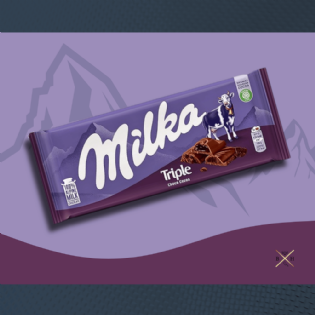 Chocolate Milka Triple Cocoa