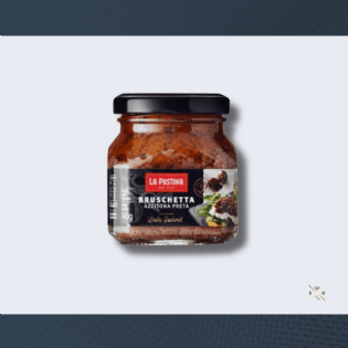 Bruschetta de Azeitona Preta Gourmet La Pastina