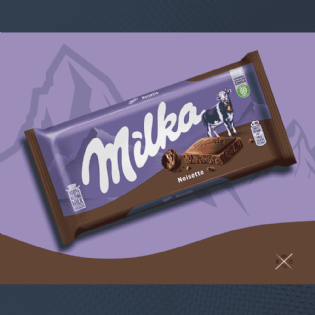 Chocolate Milka Noisette