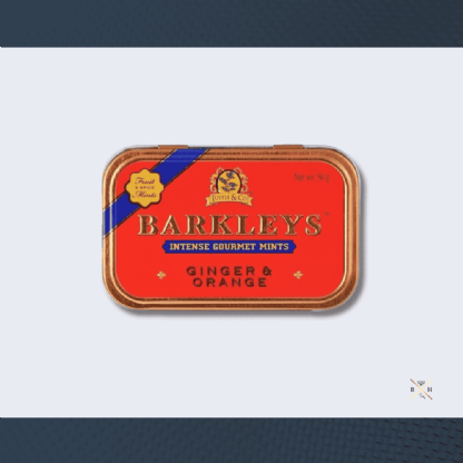Barkley's Tastefull Intense Mints - Ginger & Orange