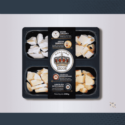Kit Ouro Queijos Holandeses Kroon 200g