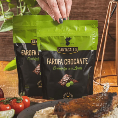 Farofa Crocante de Costelinha c/ Limão Cantagallo