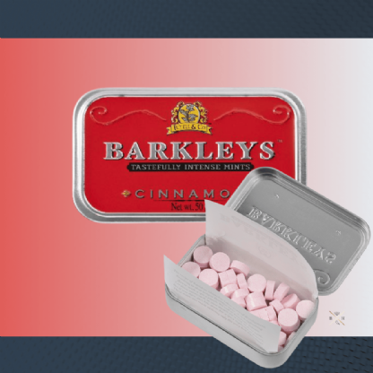 Barkley's Tastefull Intense Mints - Cinnamon