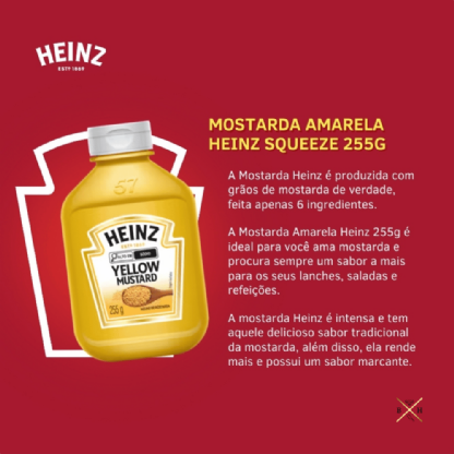 Mostarda Heinz 255g