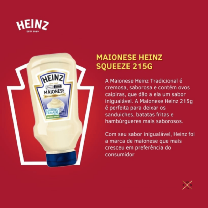 Maionese Heinz 215g