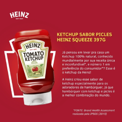 Ketchup Picles Heinz 397g