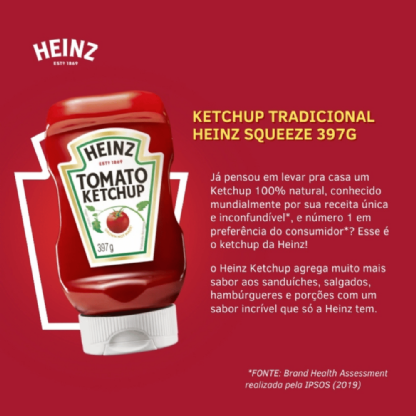Ketchup Tradicional Heinz 397g